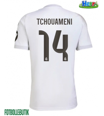 Real Madrid Aurelien Tchouameni #14 Hemmatröja 2025-26 Kortärmad